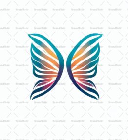 Abstrakte Schmetterlingsflügel